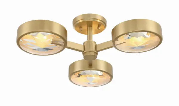 Orson 22.5" Semi Flush Mount in Modern Gold - Image 11