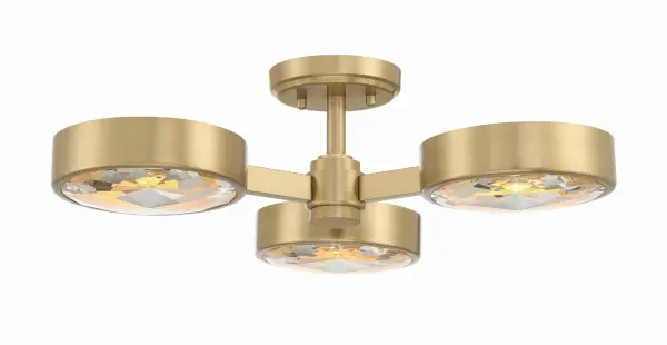 Orson 22.5" Semi Flush Mount in Modern Gold - Image 8
