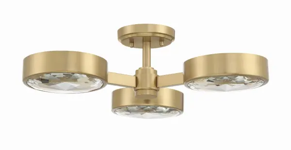 Orson 22.5" Semi Flush Mount in Modern Gold - Image 9