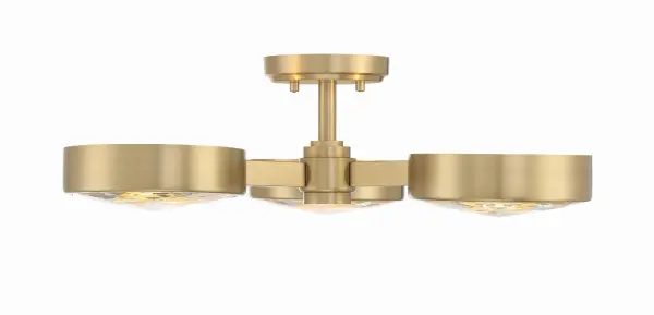 Orson 22.5" Semi Flush Mount in Modern Gold - Image 10