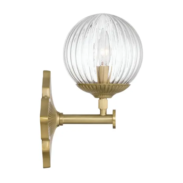 Orly 7.5" Polished Nickel Sconce with Clear Glass - Image 11