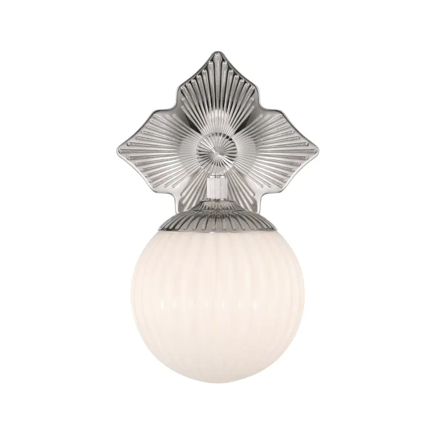 Orly 7.5" Polished Nickel Sconce with Clear Glass - Image 18
