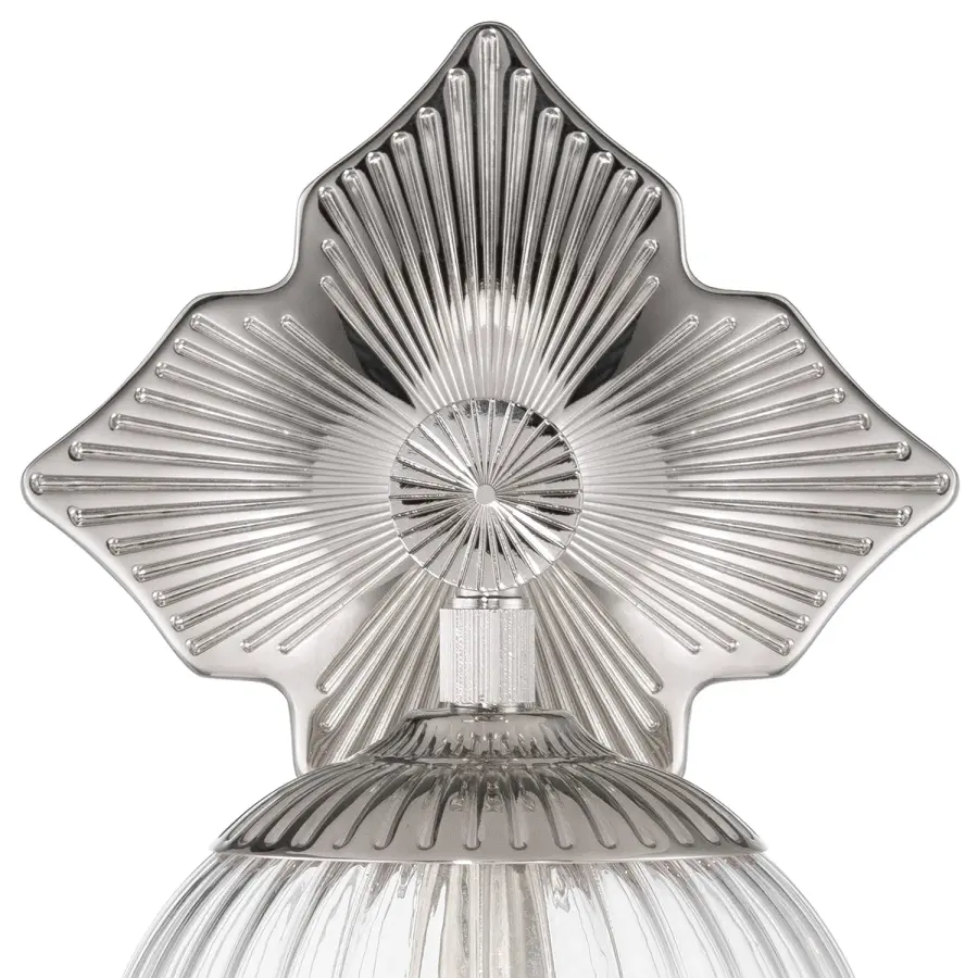Orly 7.5" Polished Nickel Sconce with Clear Glass - Image 27