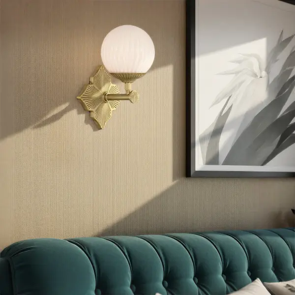 Orly 7.5" Polished Nickel Sconce with Clear Glass - Image 6