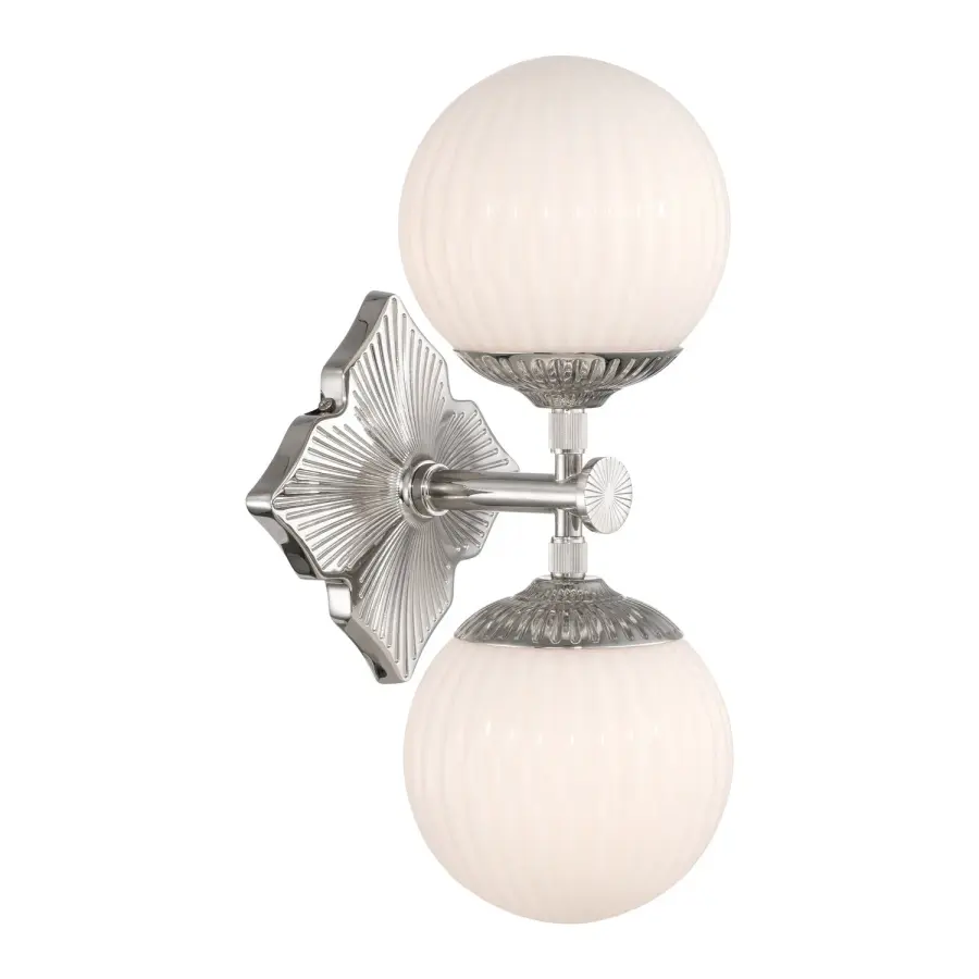Orly 7.5" Aged Brass Sconce with Clear Glass - Image 16