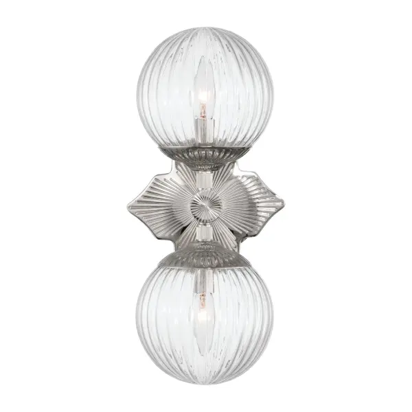 Orly 7.5" Aged Brass Sconce with Clear Glass - Image 25