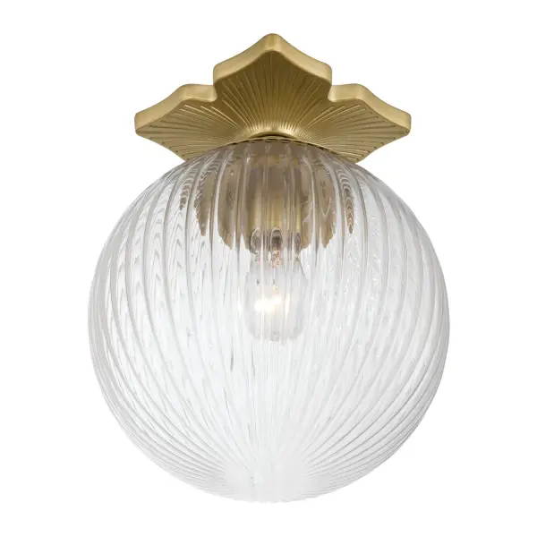 Orly 10" Semi Flush Mount in Aged Brass - Image 11