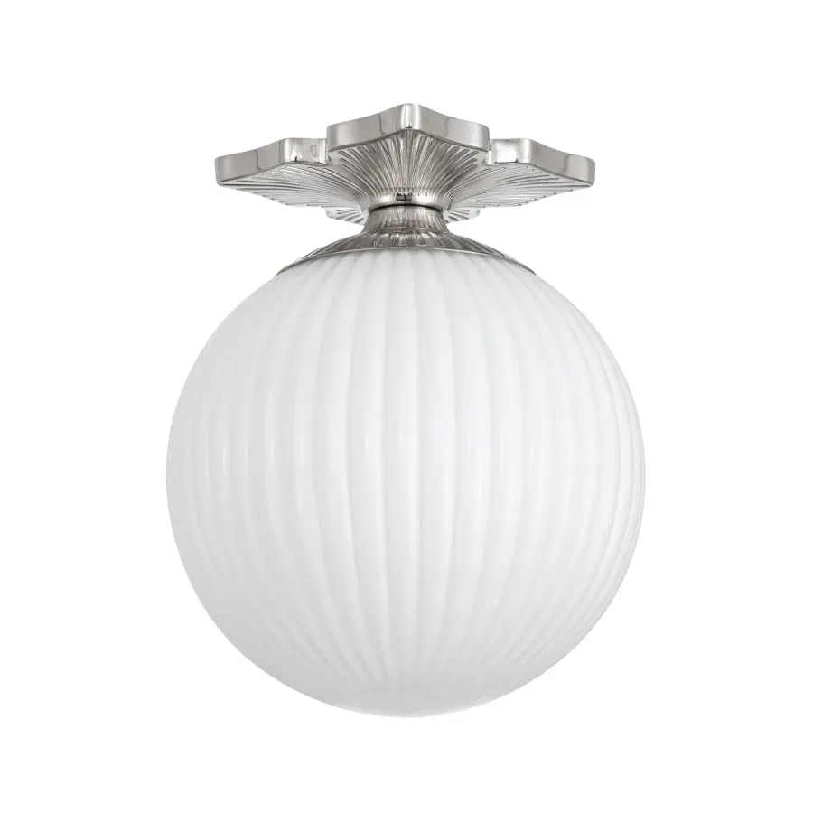 Orly 10" Semi Flush Mount in Aged Brass - Image 17