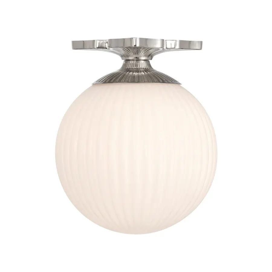 Orly 10" Semi Flush Mount in Aged Brass - Image 18