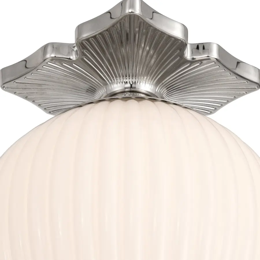 Orly 10" Semi Flush Mount in Aged Brass - Image 20
