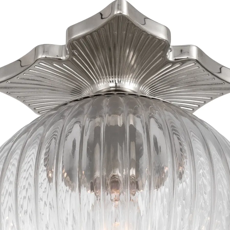 Orly 10" Semi Flush Mount in Aged Brass - Image 27