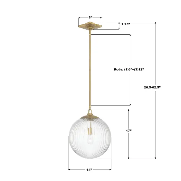 Orly 14" Pendant - Image 14