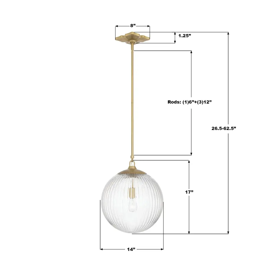 Orly 14" Pendant - Image 14