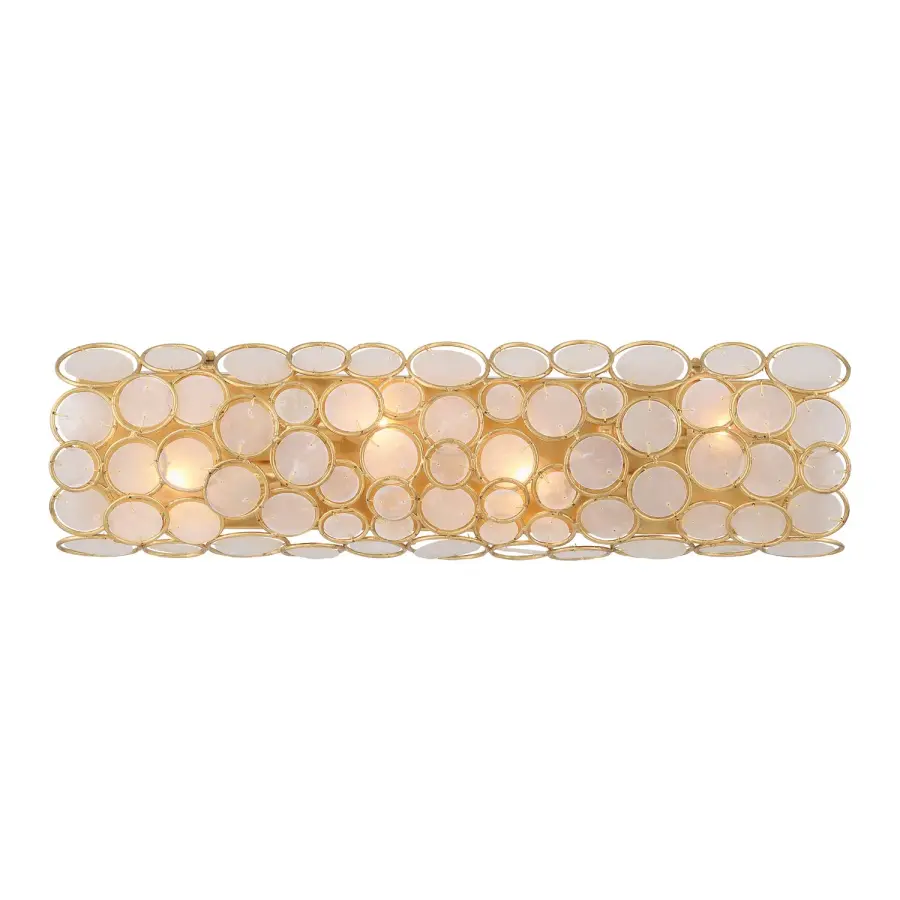 Palla 24" Bathroom Vanity Light in Antique Gold - Image 1