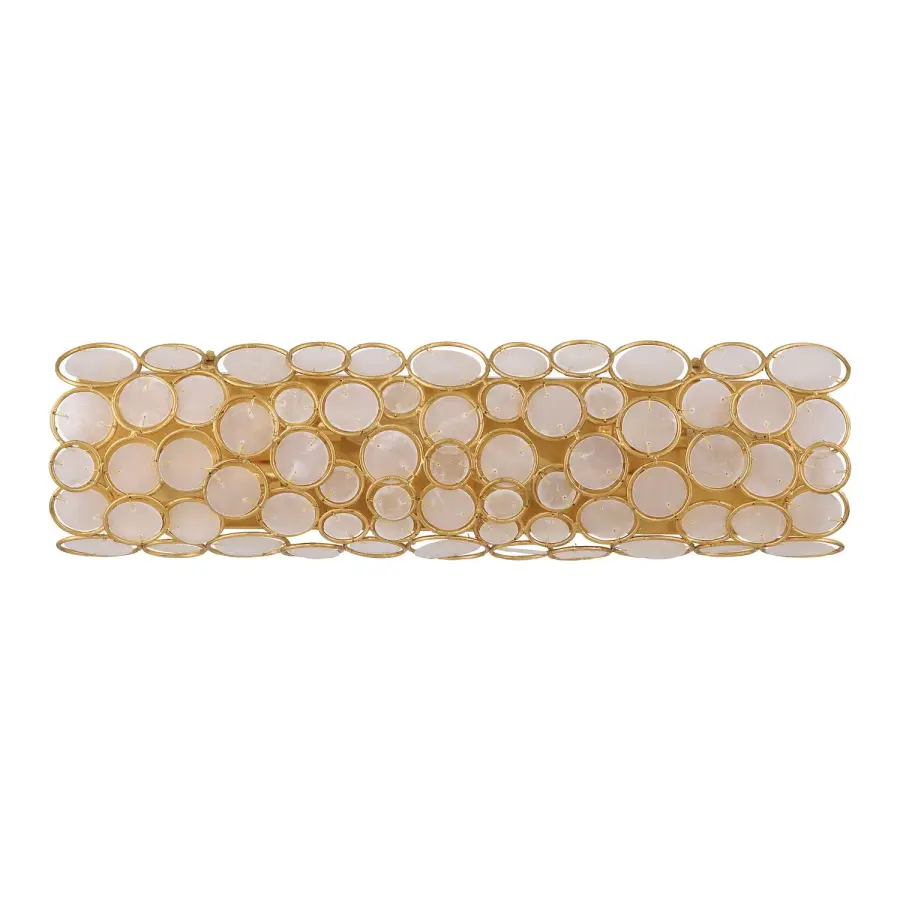 Palla 24" Bathroom Vanity Light in Antique Gold - Image 2