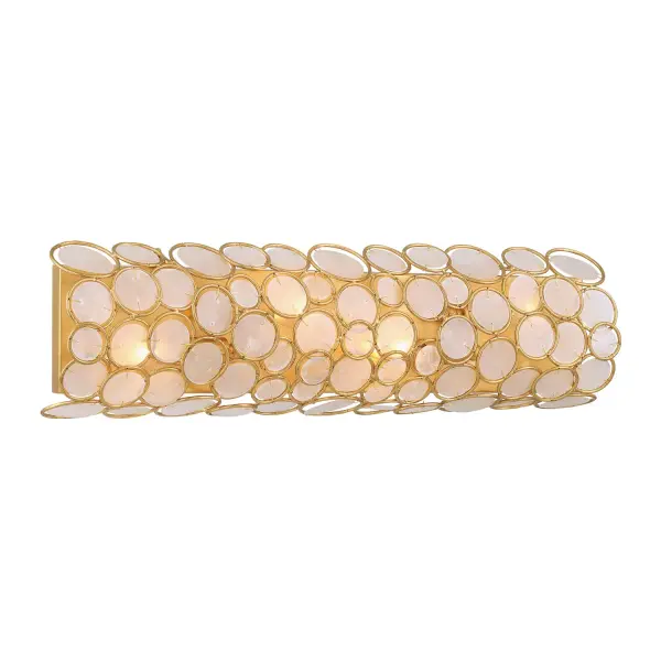 Palla 24" Bathroom Vanity Light in Antique Gold - Image 3