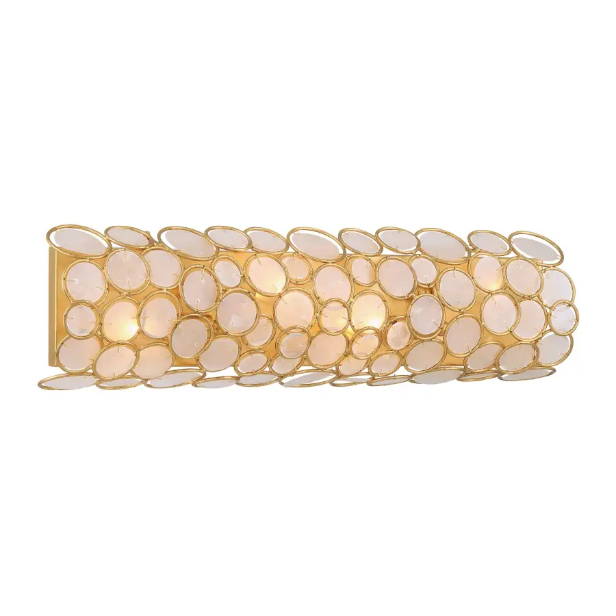 Palla 24" Bathroom Vanity Light in Antique Gold - Image 3