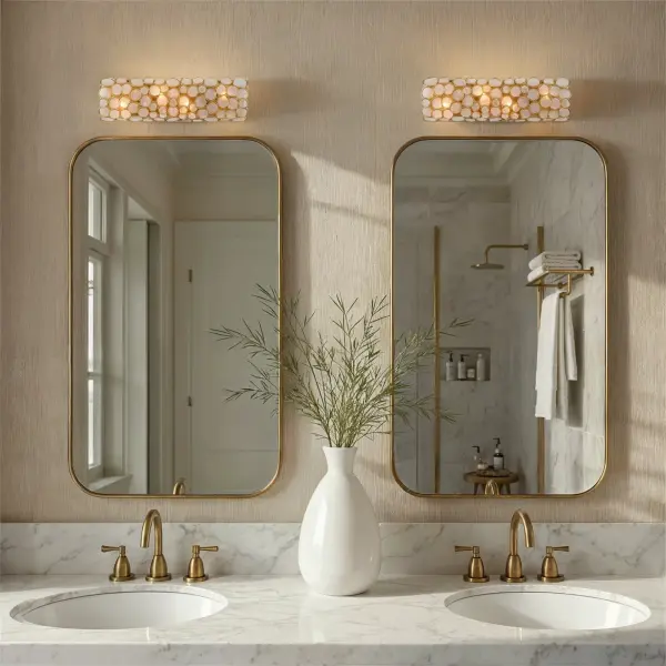 Palla 24" Bathroom Vanity Light in Antique Gold - Image 6