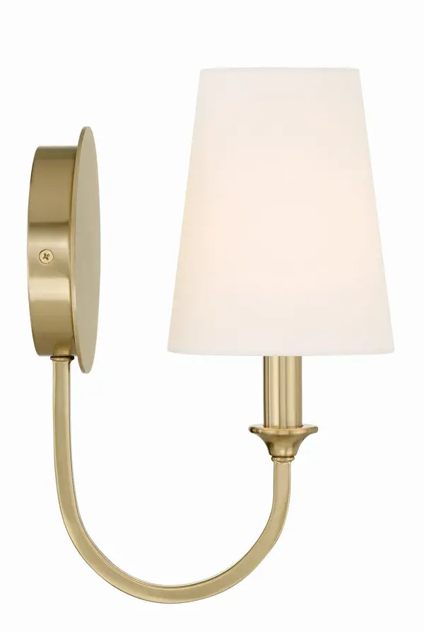Sleek Transitional Sconce with Modern Swooping Arm Design - Image 2