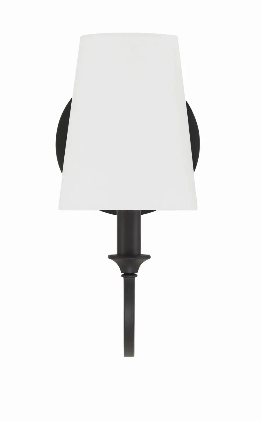 Sleek Transitional Sconce with Modern Swooping Arm Design - Image 11