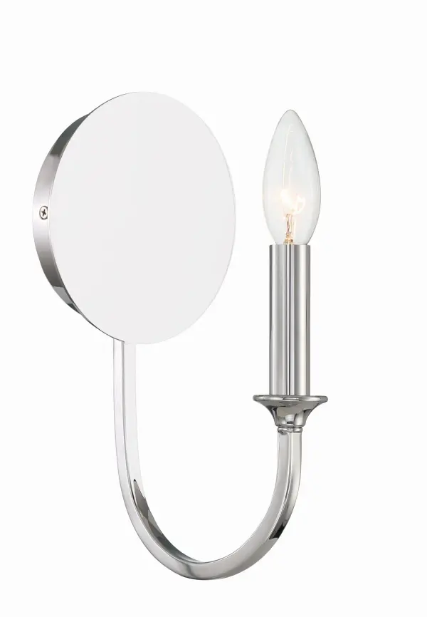 Sleek Transitional Sconce with Modern Swooping Arm Design - Image 19