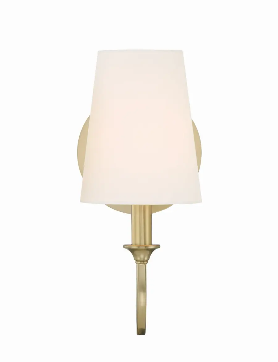 Sleek Transitional Sconce with Modern Swooping Arm Design - Image 3