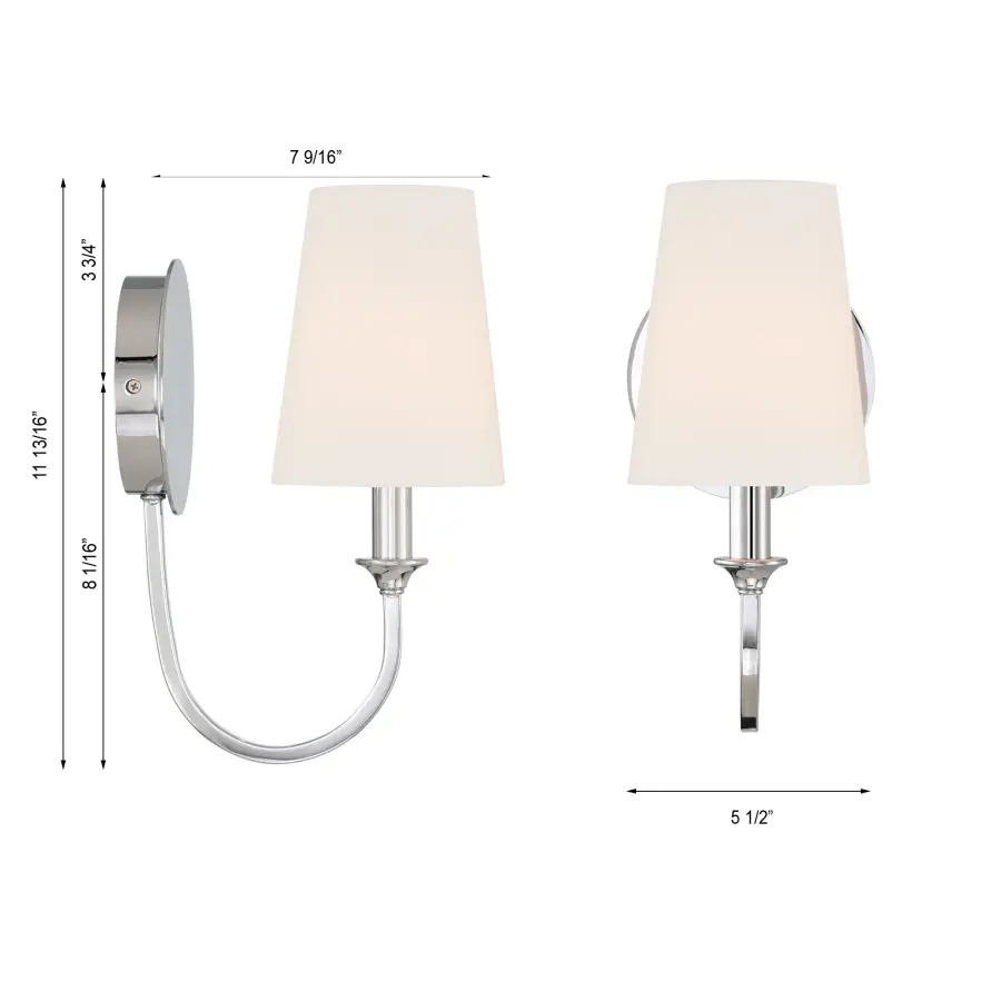 Sleek Transitional Sconce with Modern Swooping Arm Design - Image 21