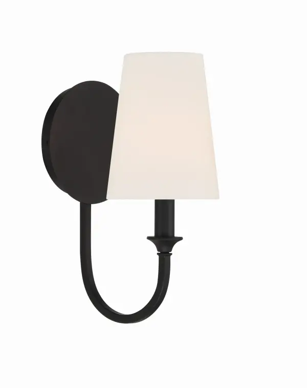 Sleek Transitional Sconce with Modern Swooping Arm Design - Image 8