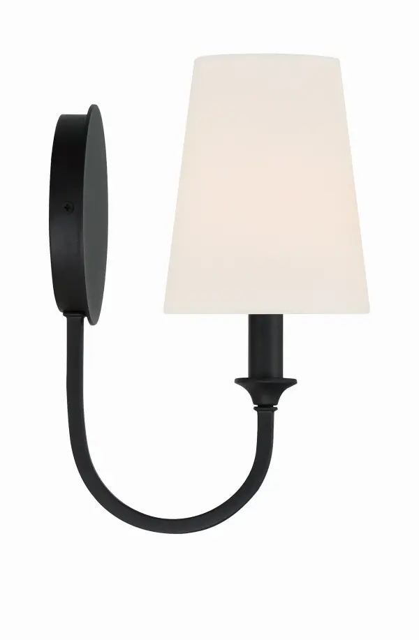 Sleek Transitional Sconce with Modern Swooping Arm Design - Image 9