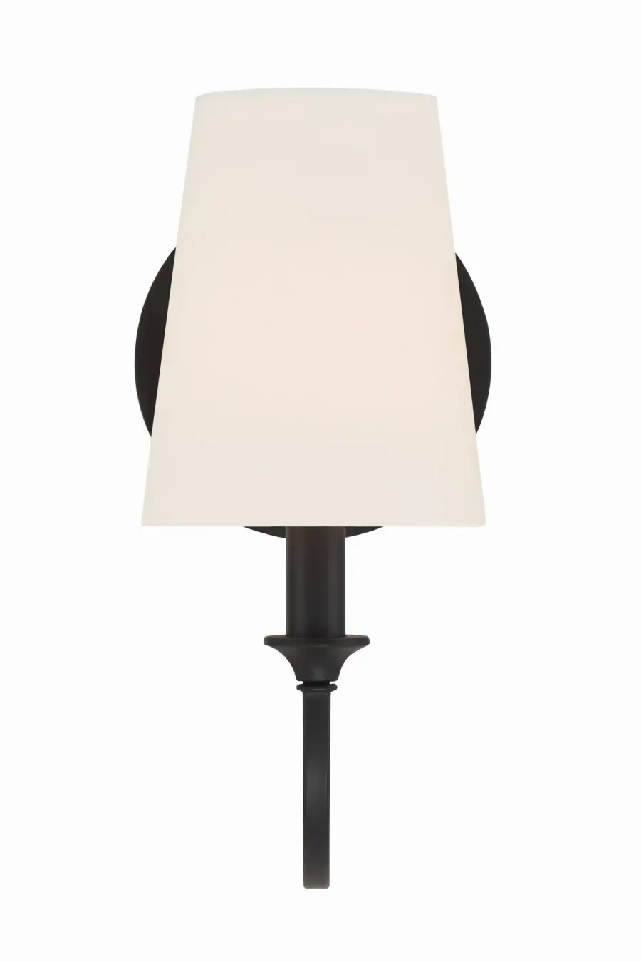 Sleek Transitional Sconce with Modern Swooping Arm Design - Image 10