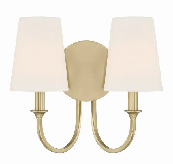Sleek Transitional Sconce with Modern Swooping Arm Design - Image 1