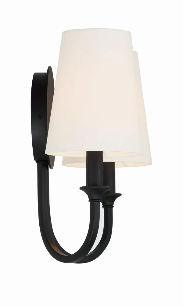 Sleek Transitional Sconce with Modern Swooping Arm Design - Image 11