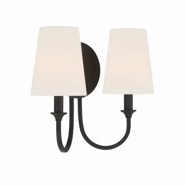Sleek Transitional Sconce with Modern Swooping Arm Design - Image 12