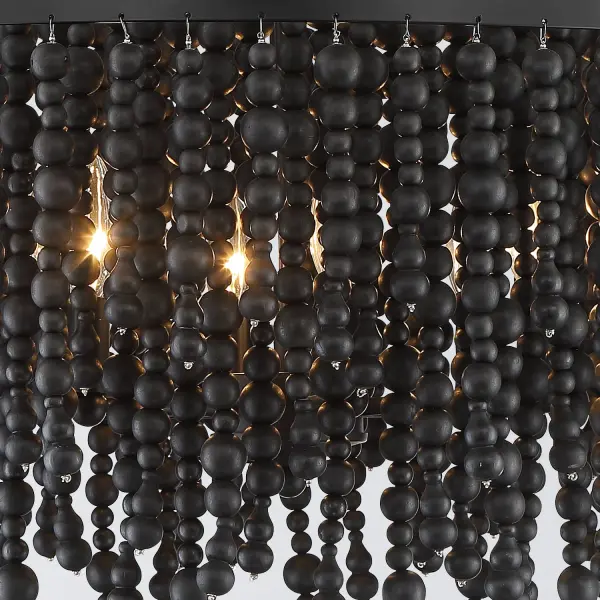 Poppy 26.5" Chandelier in Matte Black - Image 4