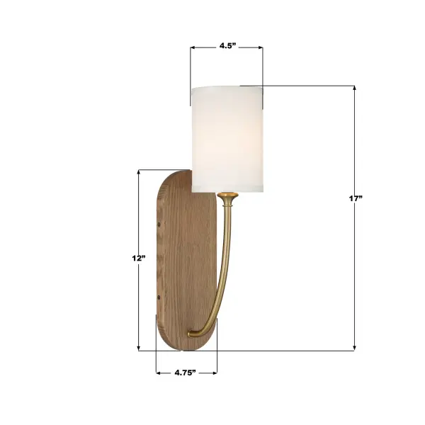 Preston 4.75" Sconce in Vibrant Gold - Image 14