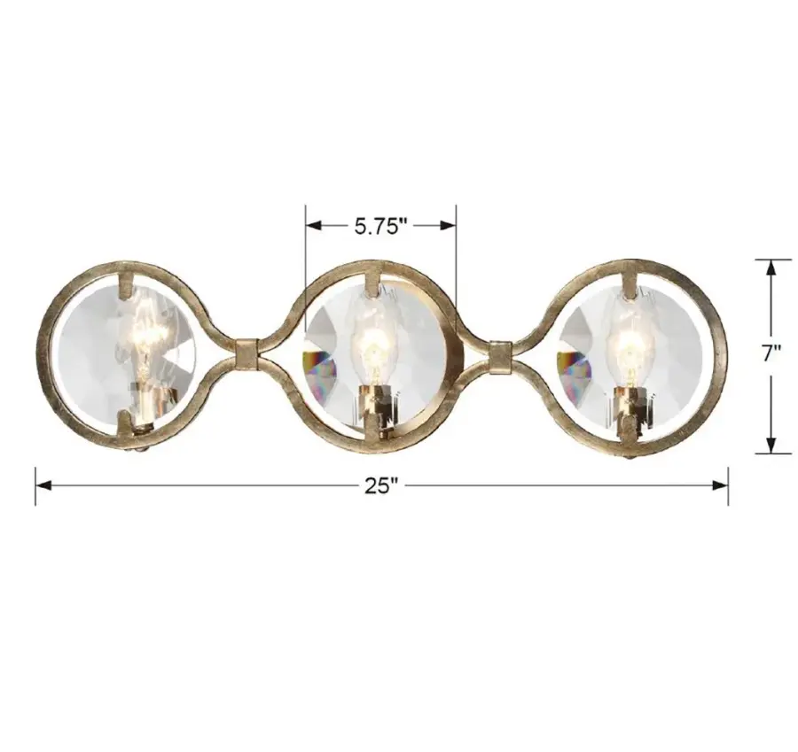 Quincy 25" Bathroom Vanity Light - Image 5