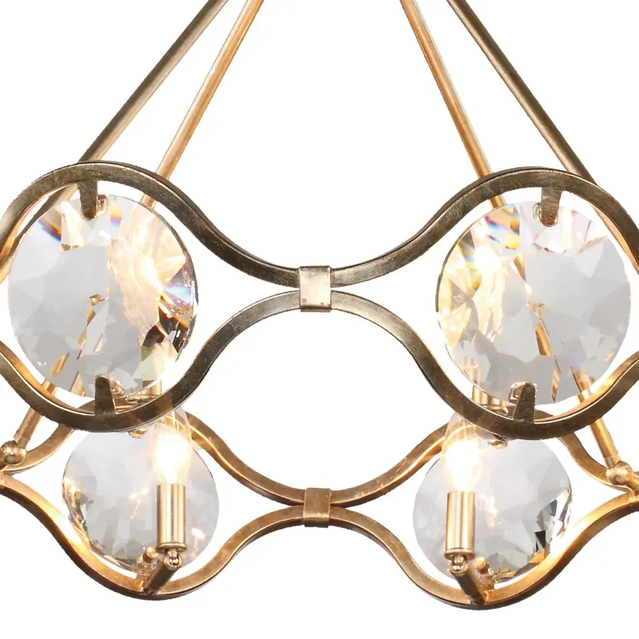 Quincy 29.5" Crystal Chandelier - Image 4