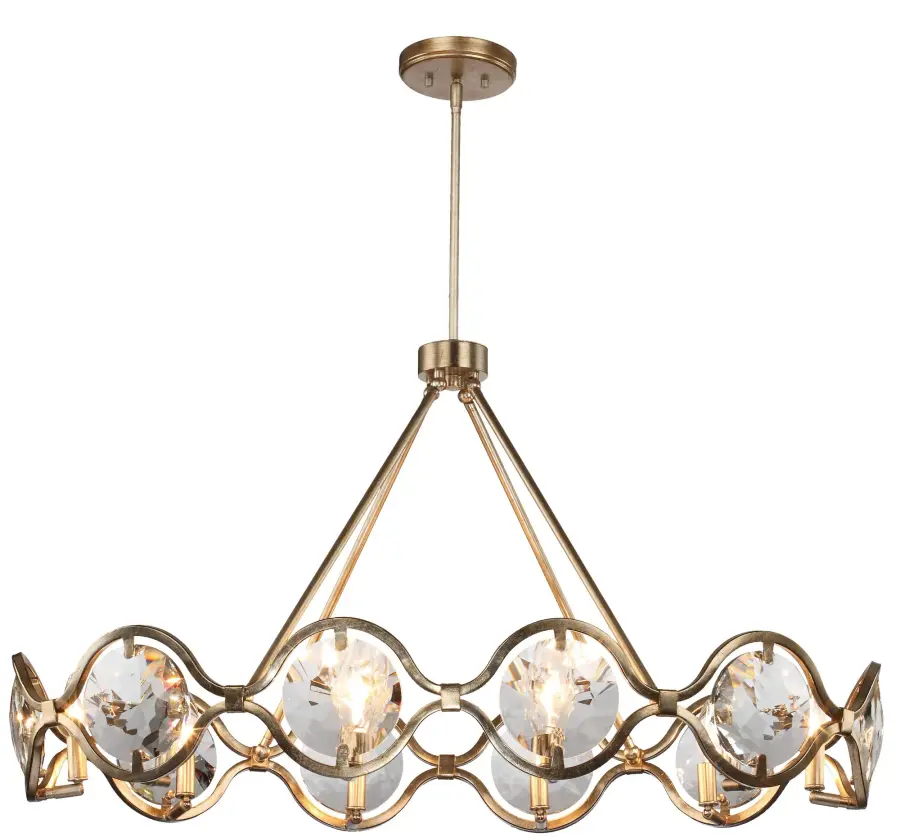 Quincy 40" Linear Chandelier - Image 1