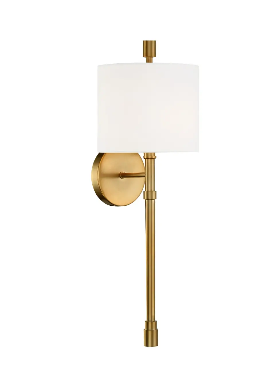 Rachel 8" Polished Nickel Sconce - Image 4