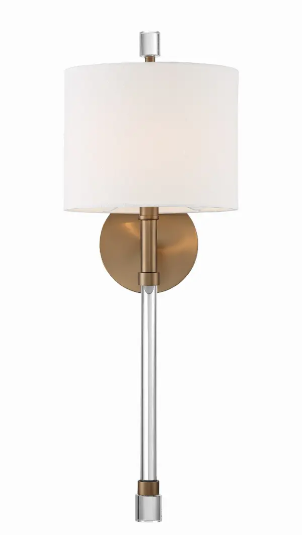 Rachel 8" Polished Nickel Sconce - Image 6