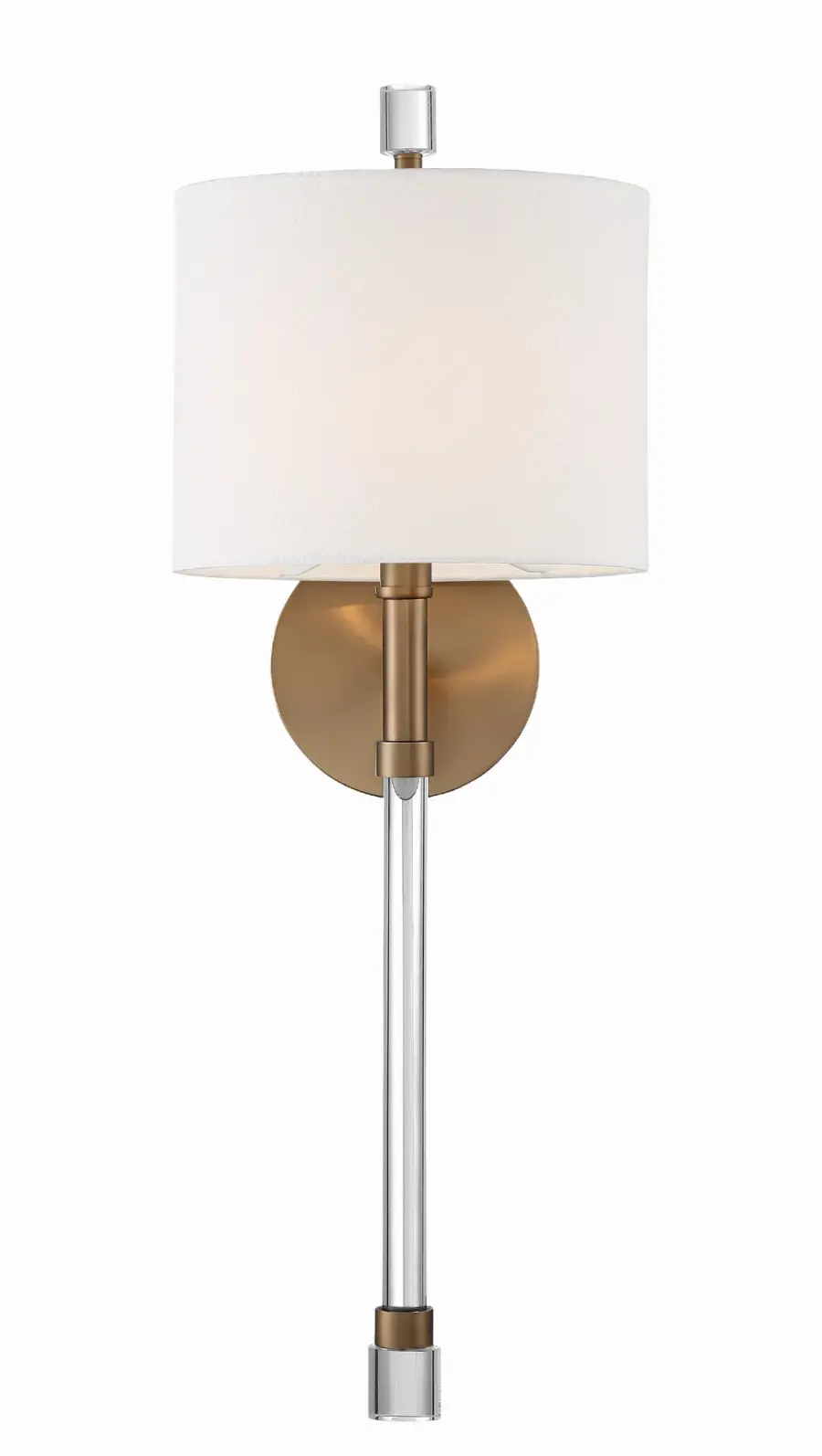 Rachel 8" Polished Nickel Sconce - Image 6