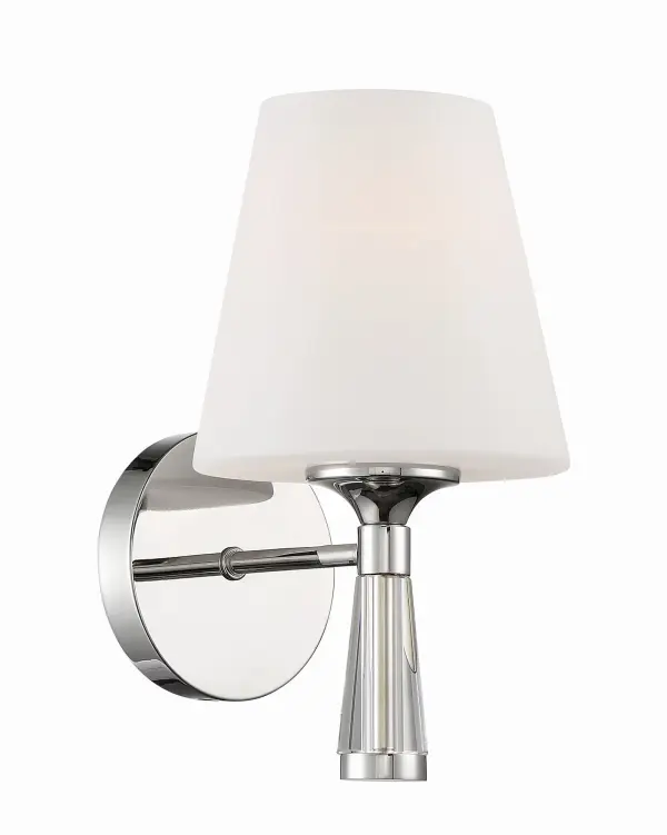Ramsey 6" Polished Nickel Sconce - Image 1