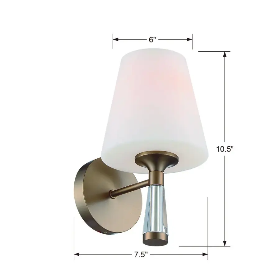Ramsey 6" Polished Nickel Sconce - Image 11
