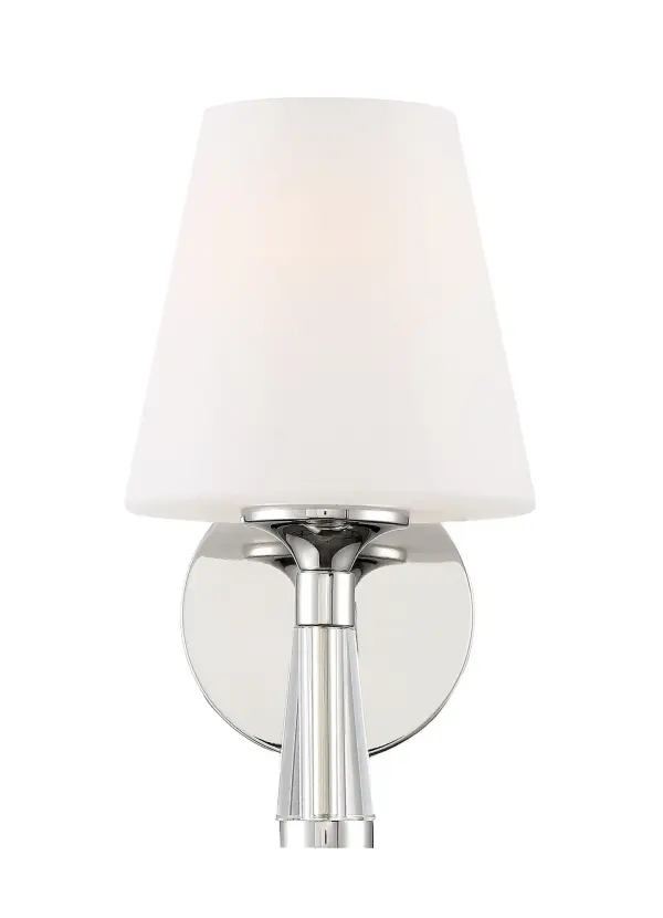 Ramsey 6" Polished Nickel Sconce - Image 3