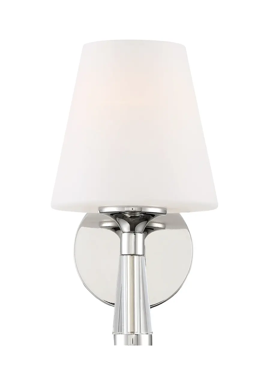 Ramsey 6" Polished Nickel Sconce - Image 3