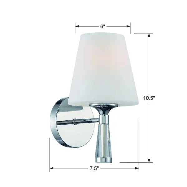 Ramsey 6" Polished Nickel Sconce - Image 5
