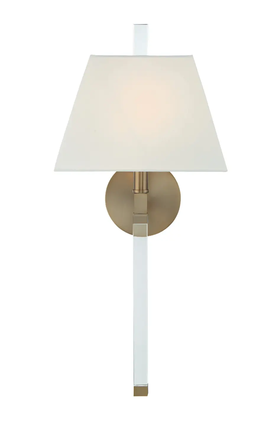 Renee 10" Sconce in Aged Brass - Image 2