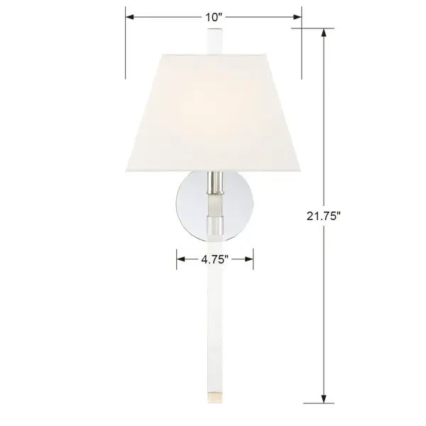 Renee 10" Sconce in Aged Brass - Image 15