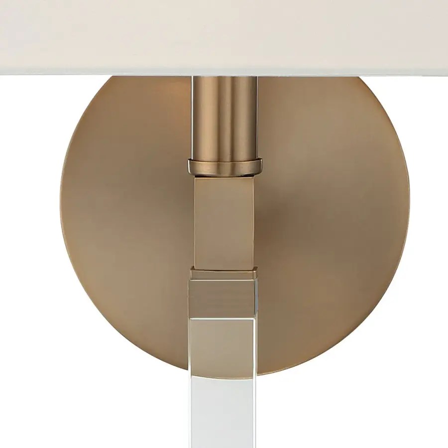 Renee 10" Sconce in Aged Brass - Image 4