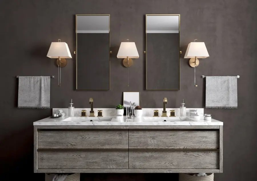 Renee 10" Sconce in Aged Brass - Image 6